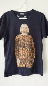 ヒステリックグラマー HYSTERIC GLAMOUR Tシャツ KURT COBAIN 黒 ブラック　サイズＳ　送料無料