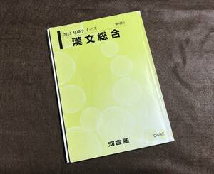 ☆河合塾テキスト 2013 基礎シリーズ 漢文総合 です！ 