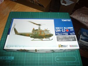 技MIX 1/144　陸上自衛隊 UH-1J 　東北方面ヘリコプター隊（霞目駐屯地）ヘリ映像伝送システム搭載　HC101　トミーテック　