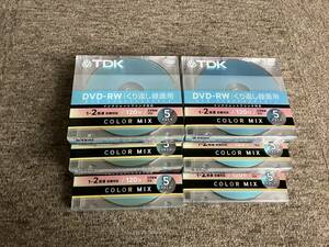 ★新品.未開封★TDK◆DVD-RW◆120分/くり返し録画用/インクジェットプリント対応/CPR★5Pｘ6（３０枚）セット