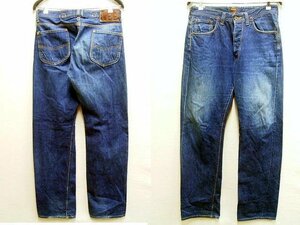 ◇即決[W33]美色 色落ち Lee Real Vintage 101B 1101 1937年 11.5oz ビンテージ復刻 レプリカ デニム パンツ■6340