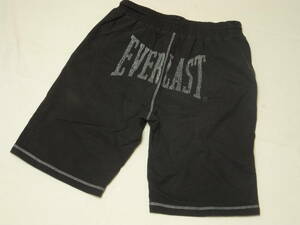 90年代 EVERLAST エバーラスト コットン ショートパンツ size[M] color[BLACK] boxingボクサーパンツ ボクシングショーツ ジムトレーニング