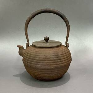 椋65）龍文堂　時代　鉄瓶　湯沸　煎茶道具