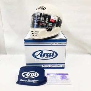 〇〇 Arai アライ ヘルメット ラパイドネオ LTD 61/62cm ホワイト 未使用品 未使用に近い