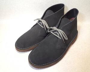 【即決価格落札で送料無料】3783■CLARKS/クラークス/オリジナルズ■使用極少/プレーントゥ/デザートブーツ/クレープソール/27cm■