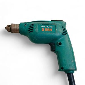 ★☆日立 HITACHI 6.5mm電気ドリル D6SH 電気 電動 工具 道具 動作確認済み へ☆★