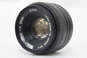 【返品保証】 【和製ズミクロン】 リコー Ricoh XR RIKENON 50mm F2 レンズ M1389