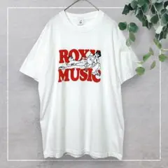 【6 ROKU ロク】ROXY MUSIC Tシャツ 白 ホワイト プリントT