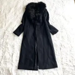 C2146 完売品　人気　ZARA×MANTECO ウールコート　マキシ丈