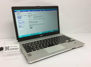 ジャンク/ FUJITSU FMVS03003 LIFEBOOK S935/K Intel Core i5-5300U メモリ10.24GB ストレージ無し 【G29393】