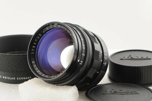 LEICA ライカ SUMMILUX ズミルックス 50mm F1.4 第1世代 オリジナル ブラックペイント 1st レンジファインダーカメラ用レンズ 