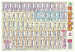 ことばの世界を広げる 四字熟語 (キッズレッスン 学習ポスター)