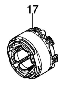 マキタ makita 40Vmax 125mm 充電式チップソーカッタ CS003GRDX 用 ステータ 629B37-6 部品 修理 パーツ 大工 建築 造作 鉄工 鉄工所 板金