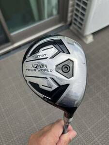 ホンマゴルフ HONMA TW737 5w 18 C オリジナルカーボンシャフト VIZARD 手元調子 ハード EX-Z 65 SR ムジークグリップ ヘッドカバー無し