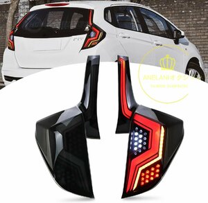 ホンダ フィット テールランプ LED テールライト 流れるウインカー オープニングモーション For Honda 3代目GK3/4/5/6 GP5/GP6 FIT/JAZZ