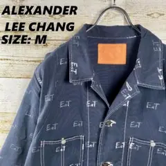 ✨ALEXANDER LEE CHANG✨カバーオール 黒 EAT 総柄