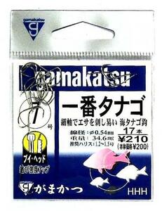 釣針 一番タナゴ 7号 がまかつ GAMAKATS #358402 [ML]