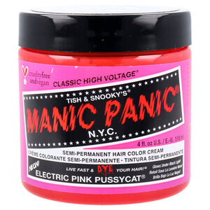 MANIC PANIC ヘアカラークリーム エレクトリックピンクプッシーキャット 118mL 「マニパニ」の愛称で知られる定番アイテム MC11064