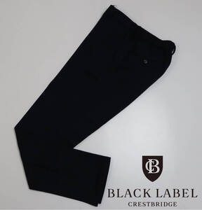 新品 BLACK LABEL CRESTBRIDGE ブラック レーベル クレストブリッジ ウール混 グレンチェック パンツ （Ｌ） ネイビ− 秋〜春