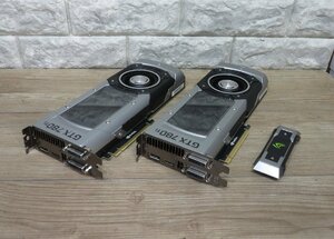 ★≪中古品≫nVIDIA GeForce GTX780 Ti 3G ２台[t24061018]