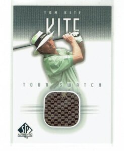 【Tom Kite】2001 UD SP Authentic ゴルフ Tour Swatch ジャージーカード #TK-TS