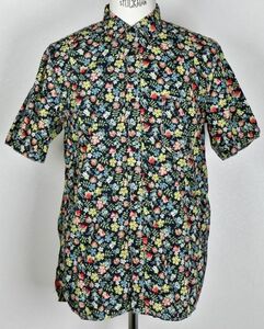 COMME des GARCONS HOMME コムデギャルソンオム リバティ 花柄 半袖 シャツ SIZE L　日本製 AD2013　 b8096