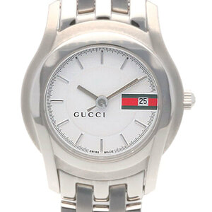 グッチ Gクラス 腕時計 時計 ステンレススチール 5500L メンズ 1年保証 GUCCI 中古