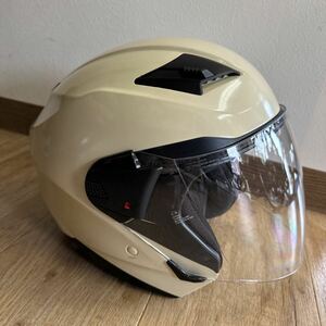 ZEROS HELMET RK-2 ジェットヘルメット　アイボリー系　