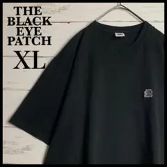 【希少XLサイズ】ブラックアイパッチ ワンポイント刺繍ロゴ 即完売Tシャツ/22