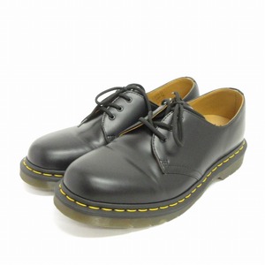 ドクターマーチン DR.MARTENS 3ホールシューズ レザー WY004 黒 ブラック UK7 26cm位 靴 ■SM1 メンズ