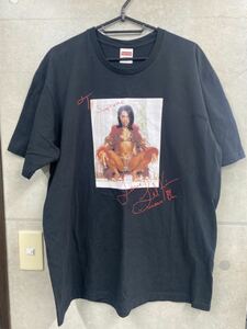 Supreme リルキムTシャツ　サイズL USA製　シュプリーム　正規品　ブラック　プリントTシャツ 