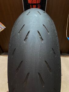 中古MCタイヤ MICHELIN 2CT+ power GP 180/55ZR17 ミシュラン パワー 180 55 17 2520 K5525