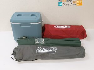 【神奈川県相模原市 店舗渡し限定 Undeliverable】コールマン エクストリームクーラー 28QT・ツーウェイキャプテンチェア 等 4点