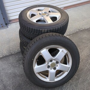 185/65R15 88Q BLIZZAK VRX スタッドレス アルミホイール VAGGIO 15×6J OFF 40 PCD100 付き ４本セット 日曜週末クーポン