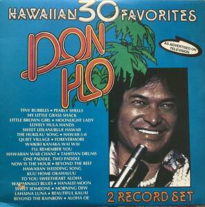 [ 2LP / レコード ] Don Ho / Hawaiian 30 Favorites ( World / Folk ) Precision Records - TVLP 78040 ワールド フォーク