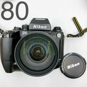 5AA129 1円～ 美品 Nikon カメラ F4 デジタル一眼レフカメラ AF NIKKOR 24-120mm 1:3.5-5.6D 72mm mb-21 ニコン ボディブラック 本体 