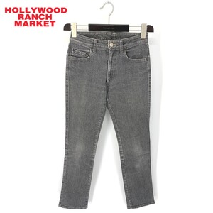 A6154/春夏 HOLLYWOOD RANCH MARKET ハリウッドランチマーケット ストレート トラウザーズ テーパード デニム パンツ 2 灰色/メンズ