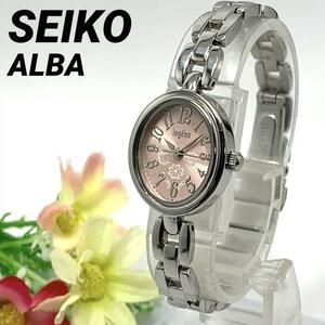 404 SEIKO ALBA ingenu セイコーアルバ レディース 腕時計 新品電池交換済 クオーツ式 人気 希少 ビンテージ レトロ アンティーク