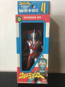 バンダイ 1991 ウルトラヒーローシリーズ(4) ウルトラマンAエース 円谷プロ ソフビ フィギュア コレクション 昭和レトロ 現状品