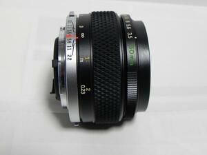 OLYMPUS OM-SYSTEM Zuiko AUTO-Macro 50mm/f3.5 レンズ(中古品)