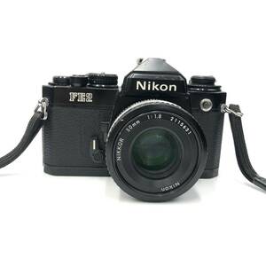 Nikon FE2 フィルムカメラ ボディ NIKKOR 50mm 1:1.8 レンズ 付き 一眼レフカメラ 