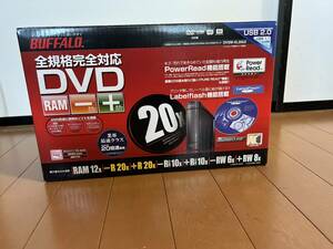 BUFFALO　DVDドライブ　外付けDVD-RAM/±RW　新品未使用　DVSM-XL20U2