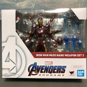 S.H.Figuarts IRON MAN Mk50 NANO WEAPON SET 2 AVENGERS END GAME S.H.フィギュアーツ アイアンマン マーク50 エンドゲーム 新品 未開封