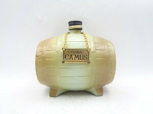 同梱不可 1円～ CAMUS VIEILLE RESERVE カミュ ヴィエイユ リザーブ 樽型ボトル 陶器 コニャック ブランデー X289837