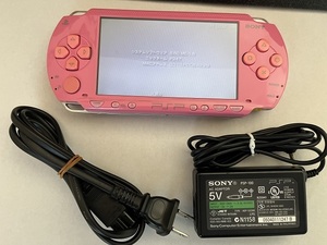 【ジャンク扱い・美品】PSP ピンク ソニー プレイステーションポータブル PSP1000 CFW導入済み