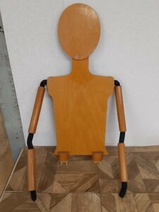 棚4】板 マネキン ボードマネキン インテリア 衣類 展示 上半身 人形 ビンテージ 店舗用品 什器 アンティーク 模型 現状 ジャンク