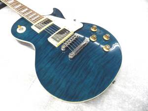 希少 Fernandes　フェルナンデス Burny　バーニー　レスポールタイプ　エレキギター LSD-80N STB See-through Blue シースルーブルー