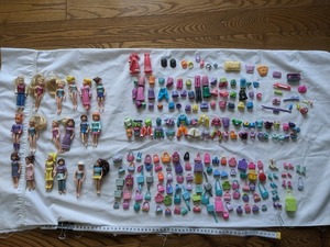 Polly pocket（ポーリーポケット）　フィギュア、アクセサリーセット