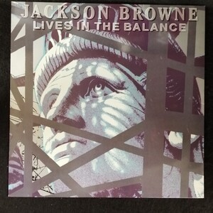 D02 中古LP 中古レコード　ジャクソンブラウン　ライヴズインザバランス　P-13246 国内盤　JACKSON BROWNE lives in the balance