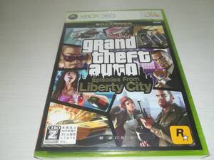 XBOX360 新品未開封 グランド・セフト・オート エピソード・フロム・リバティーシティ grand theft auto Episode From Liberty City